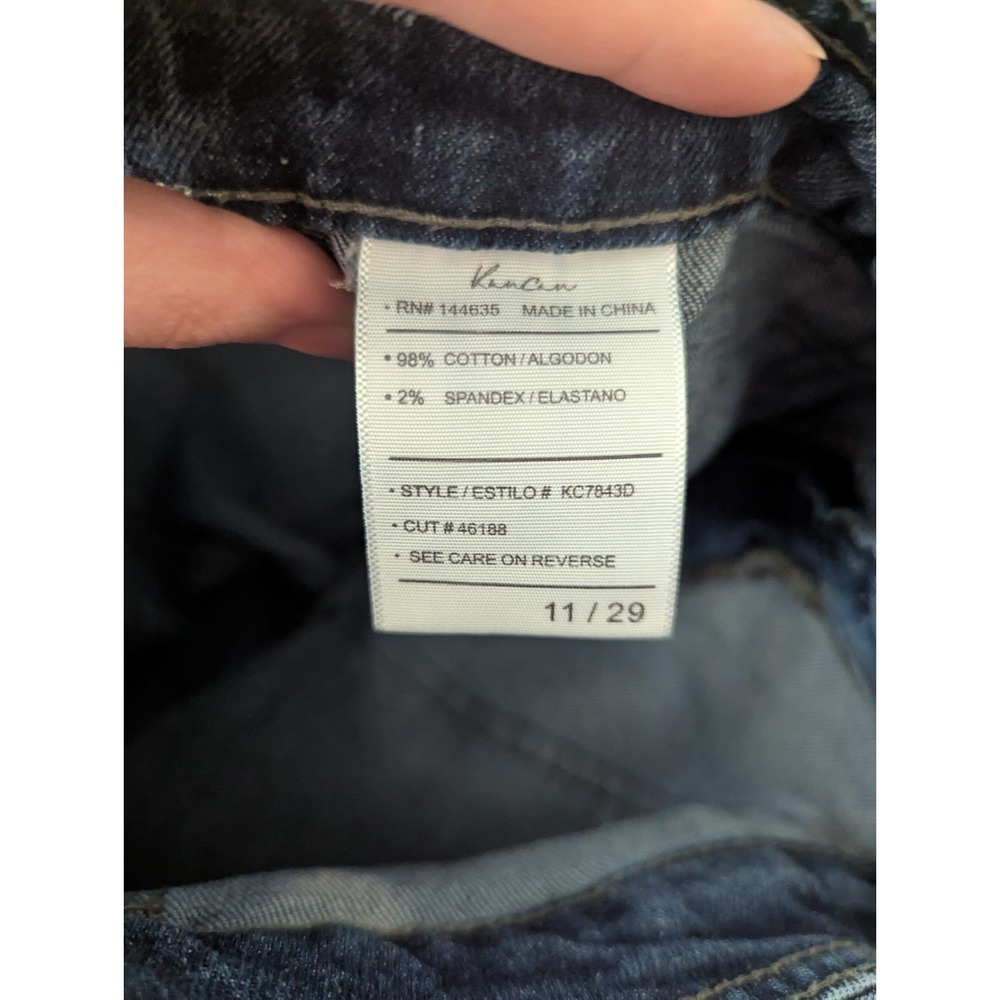KanCan Jeans Womens 29 Blue Cargo Pants Medium‎ Wash High Rise Y2K Denim - Picture 9 of 13